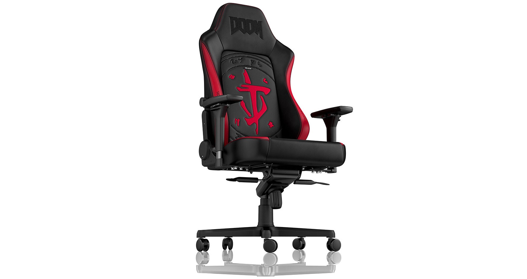 Ghế Gamer Noblechairs HERO DOOM Edition trang bị bệ đỡ con cóc cao cấp